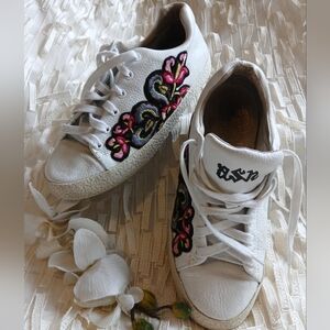 ASH Floral Embroidered Sneakers
